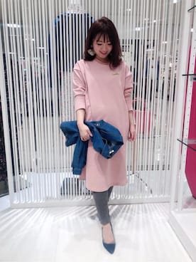 「M.deux（エムドゥ）のアイテム（ワンピース）」を使った、M.deux_Officialさん（レディース・149cm）の春コーディネート