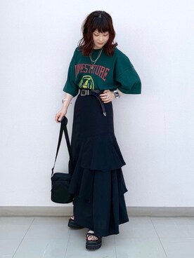 さ や こさん（レディース・154cm）の夏コーディネート