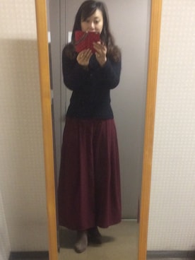 「FINAL STAGE（ファイナルステージ）のアイテム」を使った、setsu さん（レディース・163cm）の冬コーディネート