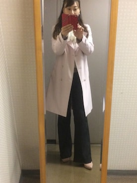 「ef-de（エフデ）のアイテム（ジャケット/アウター）」を使った、setsu さん（レディース・163cm）の春コーディネート