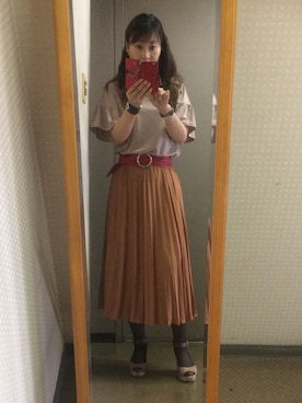 「J＆R（ジェイアンドアール）のアイテム」を使った、setsu さん（レディース・163cm）の春コーディネート