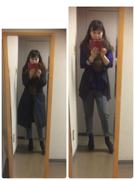 「ef-de（エフデ）のアイテム（ジャケット/アウター）」を使った、setsu さん（レディース・163cm）の秋コーディネート