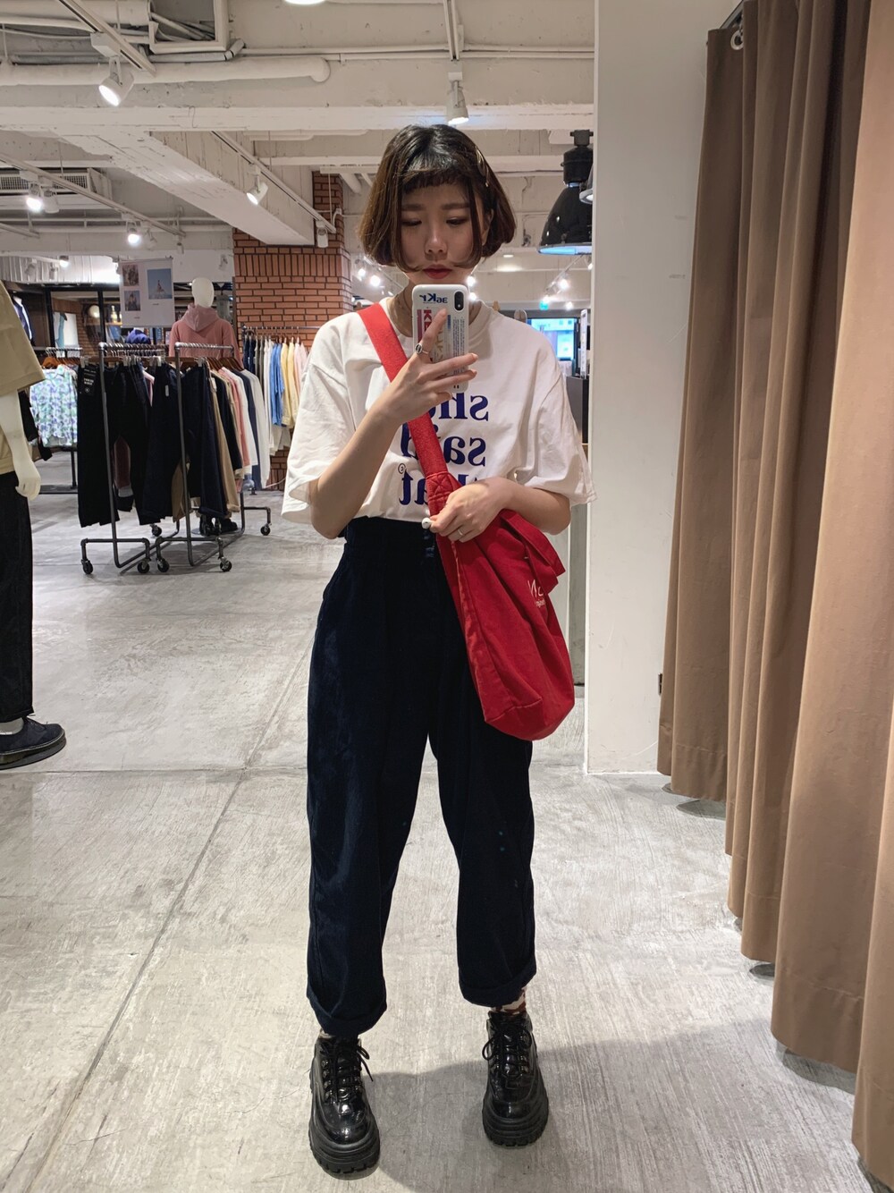 「shesaidthat、niko and ...、summer、ootd、春コーデ、夏コーデ、夏」｜「she said thatのアイテム（Tシャツ/カットソー、ホワイト系）」を使った、Vinciさん（レディース・166cm）の春コーディネートの1枚目の写真