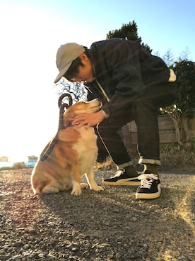「アイテム（ブルゾン）」を使った、RYO  🏀さん（メンズ・169cm・30代）の冬コーディネート