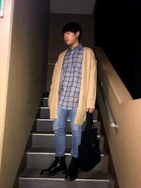ゆうせいさん(メンズ・171cm)の春コーディネート