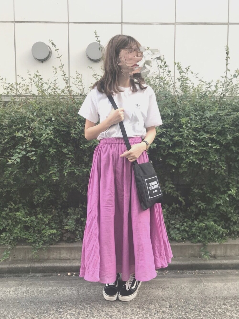 fuminaさんの「【Market】ソリッドマキシスカート（coen）」を使ったコーディネート