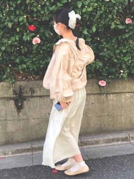 「apres jour（アプレジュール）のアイテム（ブルゾン）」を使った、Haruka‪さん（レディース・157cm）の春コーディネート