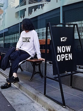 「CAMINANDO（カミナンド）のアイテム」を使った、kutir_menさん（メンズ・172cm）の春コーディネート