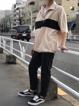Tシャツ/カットソーを使った「リングジップ」の人気ファッション