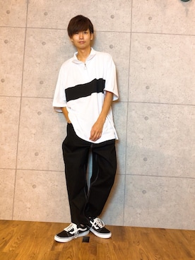 「kutir（クティール）のアイテム（デニムパンツ）」を使った、kutir_menさん（メンズ・175cm）の夏コーディネート