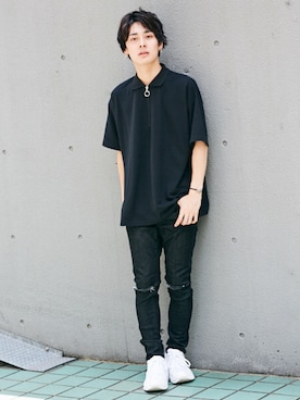 「kutir（クティール）のアイテム（デニムパンツ）」を使った、kutir_menさん（メンズ・171cm）の夏コーディネート