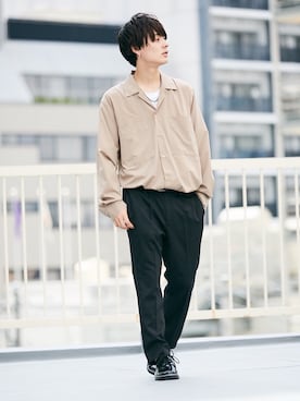 「チェーンネックレス」｜kutir_menさん（メンズ・171cm）の秋コーディネート