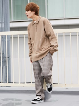 「kutir（クティール）のアイテム（その他パンツ）」を使った、kutir_menさん（メンズ・171cm）の冬コーディネート