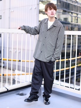 「kutir（クティール）のアイテム（アクセサリー）」を使った、kutir_menさん（メンズ・171cm）の冬コーディネート