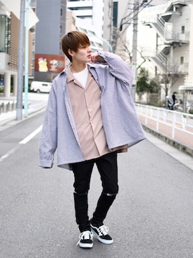 「kutir（クティール）のアイテム（ブルゾン）」を使った、kutir_menさん（メンズ・171cm）の冬コーディネート