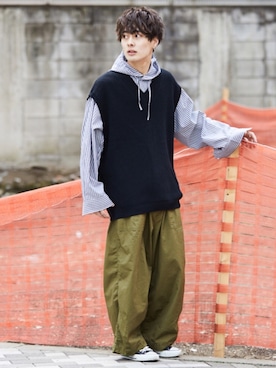 kutir_menさん（メンズ・171cm）の春コーディネート