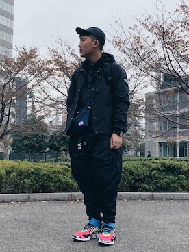 「ACG」｜「アイテム（ブルゾン）」を使った、HNZさん（メンズ・177cm）の春コーディネート