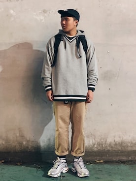 HNZさん（メンズ・177cm）の春コーディネート