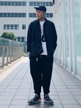 「ACG」｜「アイテム（ナイロンジャケット）」を使った、HNZさん（メンズ・177cm）の春コーディネート