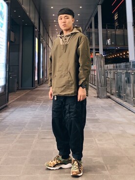 「NIKEACG」｜「アイテム（アナログ腕時計）」を使った、HNZさん（メンズ・177cm）の春コーディネート