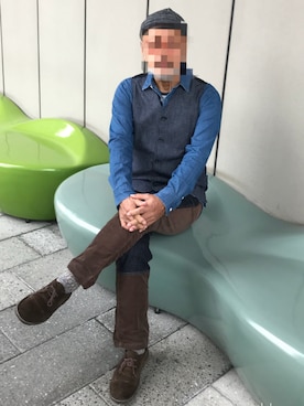 「QUENCHLOUD（クエンチラウド）のアイテム」を使った、kohtaさん（メンズ・170cm）の秋コーディネート