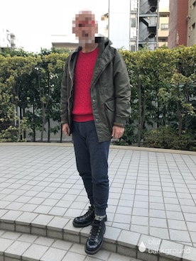 「BEAUTY&YOUTH UNITED ARROWS（ビューティーアンドユースユナイテッドアローズ）のアイテム（ナイロンジャケット）」を使った、kohtaさん（メンズ・170cm）の冬コーディネート