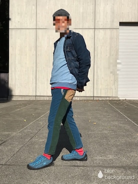 「SEVENDAYS=SUNDAY（セブンデイズサンデイ）のアイテム（スウェット）」を使った、kohtaさん（メンズ・170cm）の秋コーディネート