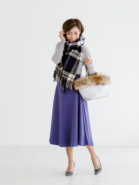 「ZAKKA-BOX（ザッカボックス）のアイテム（パンプス）」を使った、ZAKKA-BOX officialさん（レディース・160cm）の秋コーディネート
