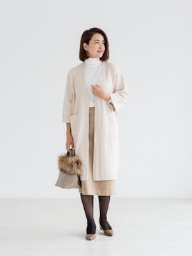 「ZAKKA-BOX（ザッカボックス）のアイテム（パンプス）」を使った、ZAKKA-BOX officialさん（レディース・160cm）の秋コーディネート