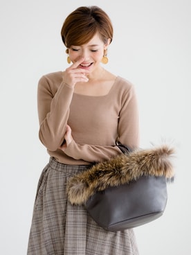 「ZAKKA-BOX（ザッカボックス）のアイテム（アクセサリー）」を使った、ZAKKA-BOX officialさん（レディース・160cm）の秋コーディネート