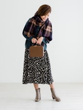 「ZAKKA-BOX（ザッカボックス）のアイテム（ブーツ）」を使った、ZAKKA-BOX officialさん（レディース・160cm）の秋コーディネート