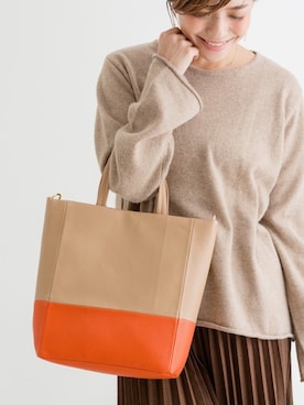 「ZAKKA-BOX（ザッカボックス）のアイテム（パンツ）」を使った、ZAKKA-BOX officialさん（レディース・160cm）の冬コーディネート