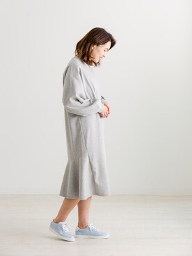 「ZAKKA-BOX（ザッカボックス）のアイテム（スニーカー）」を使った、ZAKKA-BOX officialさん（レディース・160cm）の冬コーディネート