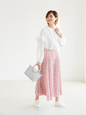 「ZAKKA-BOX（ザッカボックス）のアイテム（スニーカー）」を使った、ZAKKA-BOX officialさん（レディース・160cm）の冬コーディネート