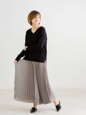 「ZAKKA-BOX（ザッカボックス）のアイテム（パンツ）」を使った、ZAKKA-BOX officialさん（レディース・160cm）の春コーディネート