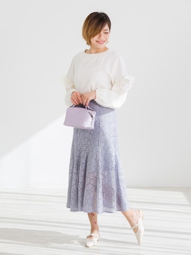 「ZAKKA-BOX（ザッカボックス）のアイテム（シューズ）」を使った、ZAKKA-BOX officialさん（レディース・160cm）の春コーディネート