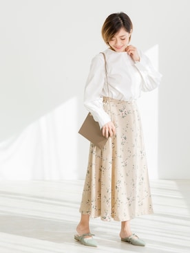 「ZAKKA-BOX（ザッカボックス）のアイテム（シューズ）」を使った、ZAKKA-BOX officialさん（レディース・160cm）の春コーディネート