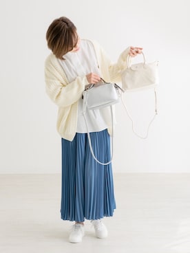 「ZAKKA-BOX（ザッカボックス）のアイテム（パンツ）」を使った、ZAKKA-BOX officialさん（レディース・160cm）の春コーディネート