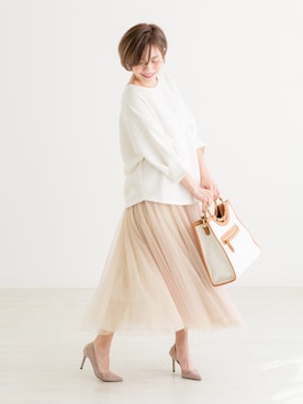 「ZAKKA-BOX（ザッカボックス）のアイテム（シューズ）」を使った、ZAKKA-BOX officialさん（レディース・160cm）の春コーディネート