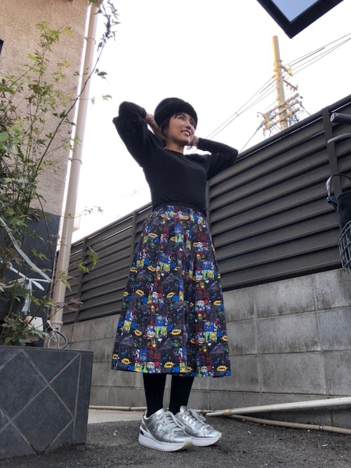 スカート Eleanor ette Navy シンプル大人イージーロングスカート】｜MELROSE CLAIRE