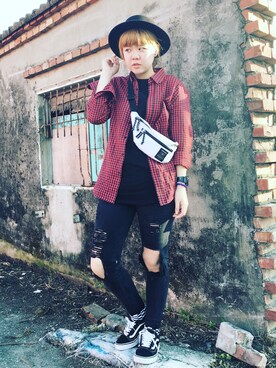 張倍倍さんのコーディネート