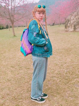 張倍倍さんのコーディネート