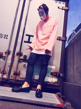 「COMMECAISM  （コムサ イズム）のアイテム」を使った、matatakiさん（メンズ・175cm）の春コーディネート