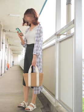ゆたんぽさん(レディース・169cm)の夏コーディネート