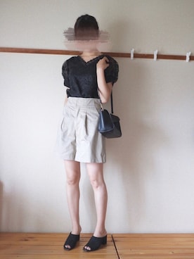 「オープントゥミュール」｜ゆたんぽさん（レディース・169cm）の夏コーディネート