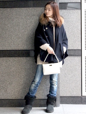 granさん（レディース・155cm）の冬コーディネート