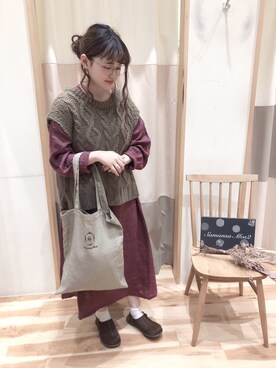 ニシザワ◎さん（レディース・156cm）の秋コーディネート