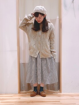 ニシザワ◎さん（レディース・156cm）の冬コーディネート