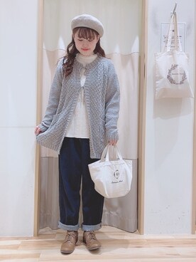 ニシザワ◎さん（レディース・156cm）の冬コーディネート