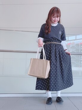 ニシザワ◎さん(レディース・156cm)の春コーディネート